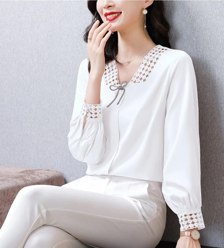 Blouse En Mousseline Femme - Image 3