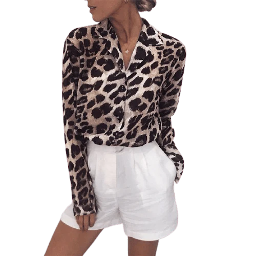 Blouse Vintage Léopard - Image 3