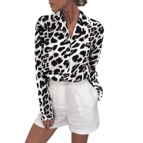 Blouse Vintage Léopard - Image 4