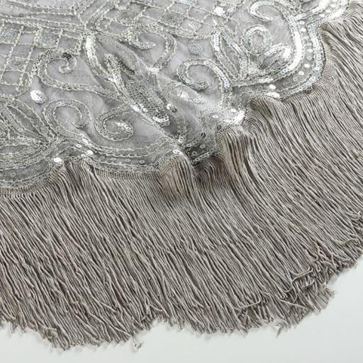 Châle Gatsby <br> Argent - Image 5
