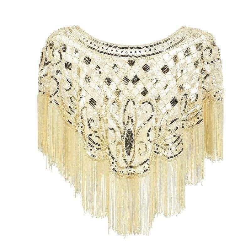 Châle Gatsby <br> Champagne - Image 2