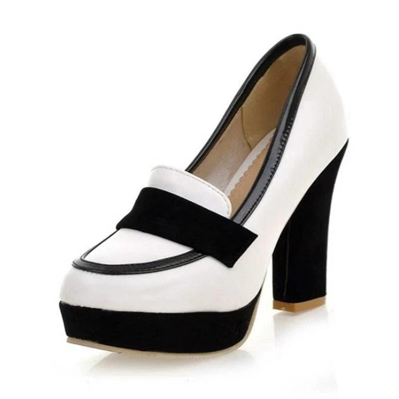 Chaussures Pin-Up Couture Blanc