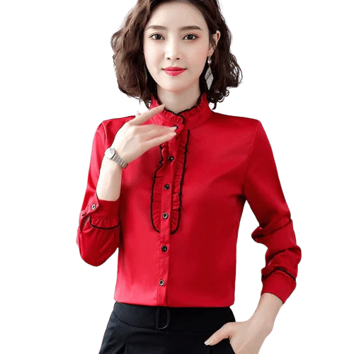 Chemise Jabot Femme