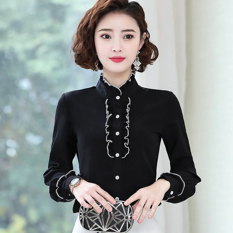Chemise Jabot Femme - Image 2