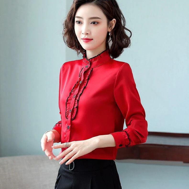 Chemise Jabot Femme - Image 4