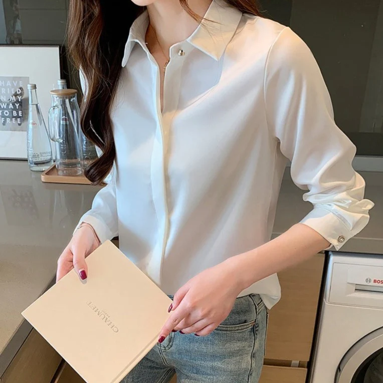 Chemise Satin Rétro - Image 11