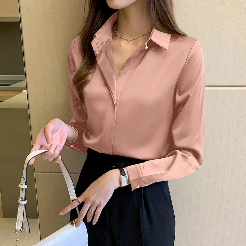 Chemise Satin Rétro - Image 7
