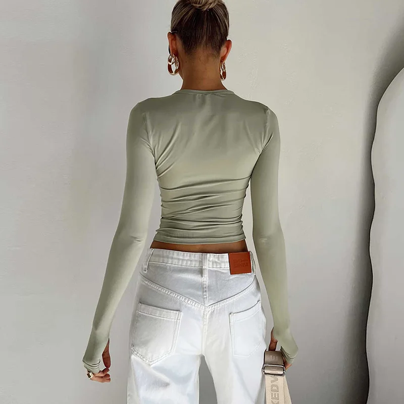 Crop Top Longue Manche - Image 10