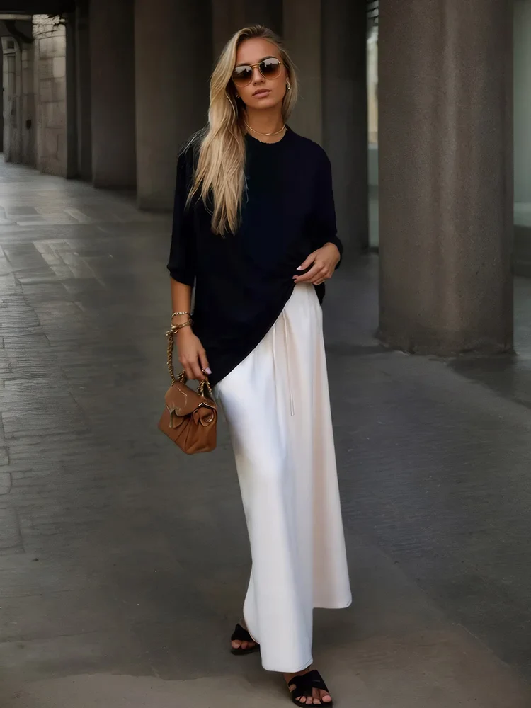Jupe Longue Satin