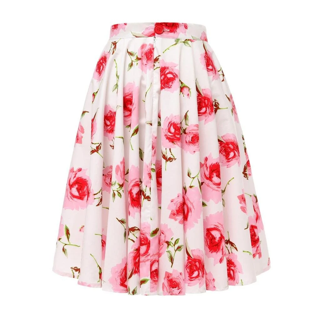 Jupe Vintage <br> Kitsch À Fleurs - Image 2