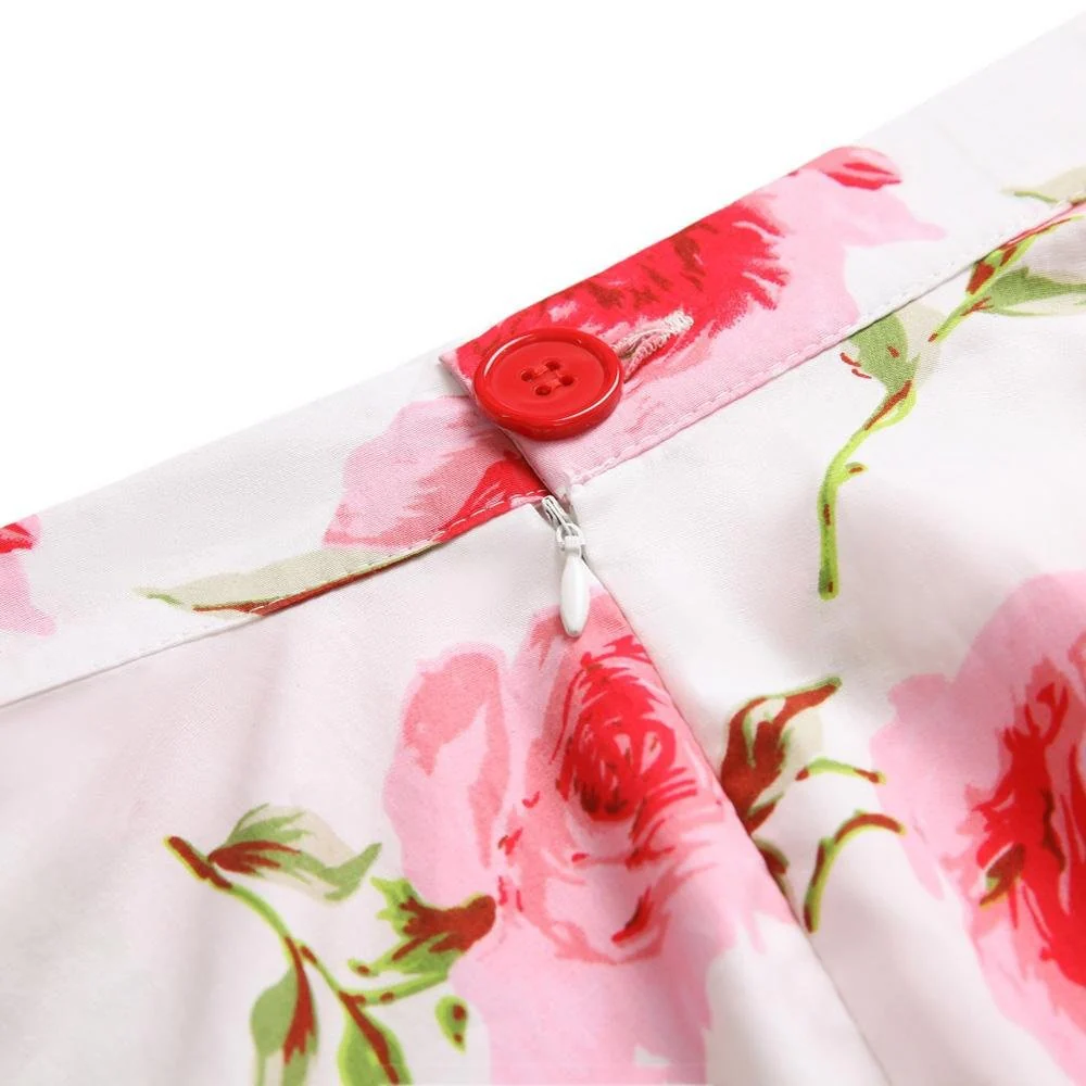 Jupe Vintage <br> Kitsch À Fleurs - Image 3