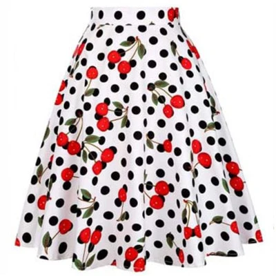 Jupe Vintage <br> Pois Cerises