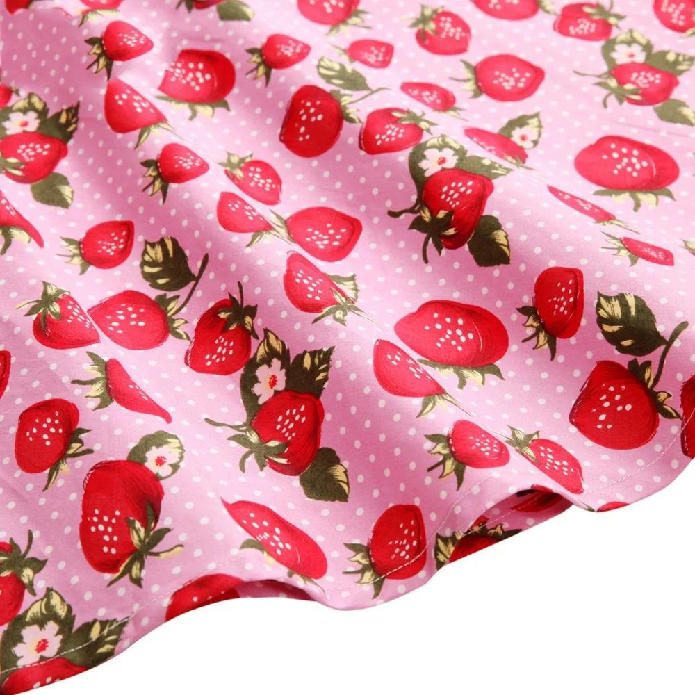Jupe Vintage <br> Rose Fraises - Image 4