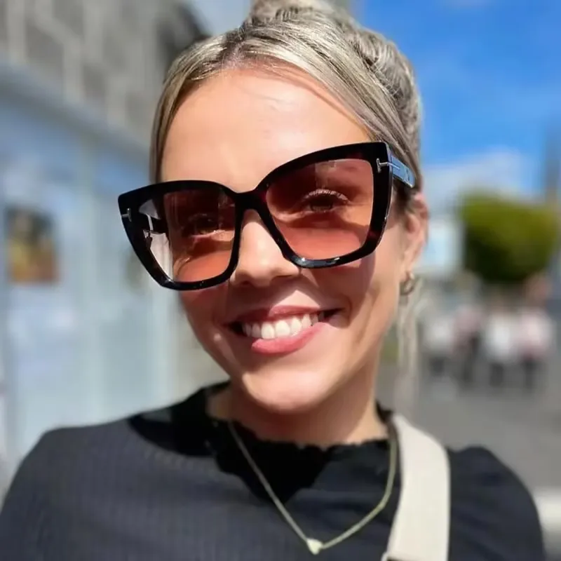 Glam Aura – Lunettes Oversize Élégance Luxe - Image 3