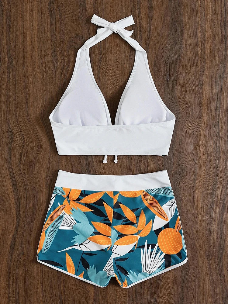 Maillot de Bain 2 Pieces Shorty Femme - Image 5