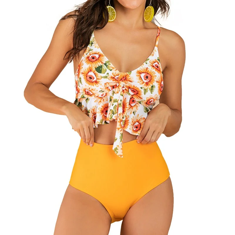 Maillot de Bain Tankini Femme Ronde