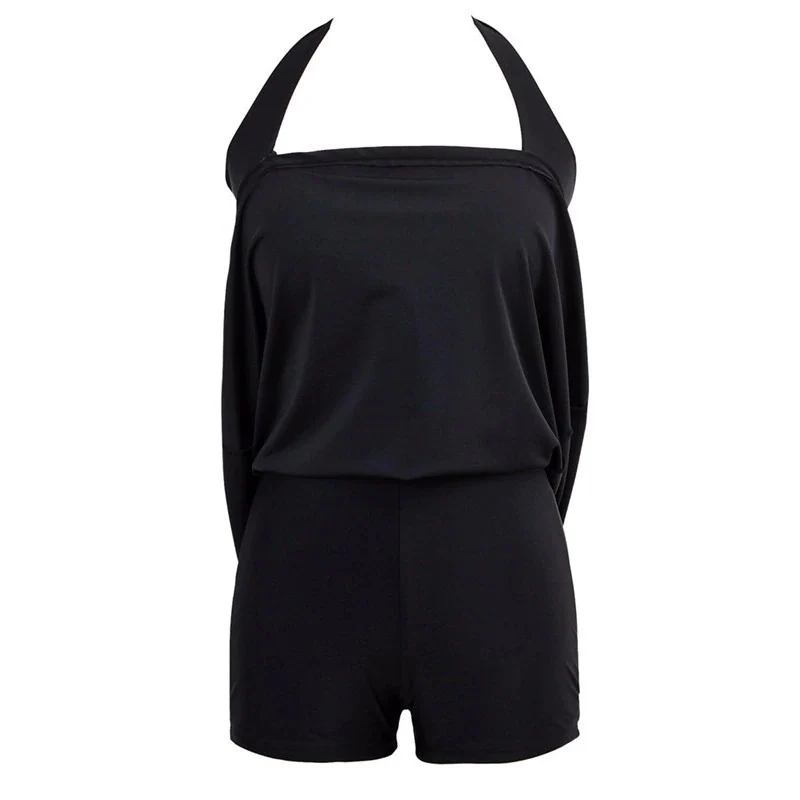 Maillot De Bain Vintage <br> Tankini Noir Pois - Image 3