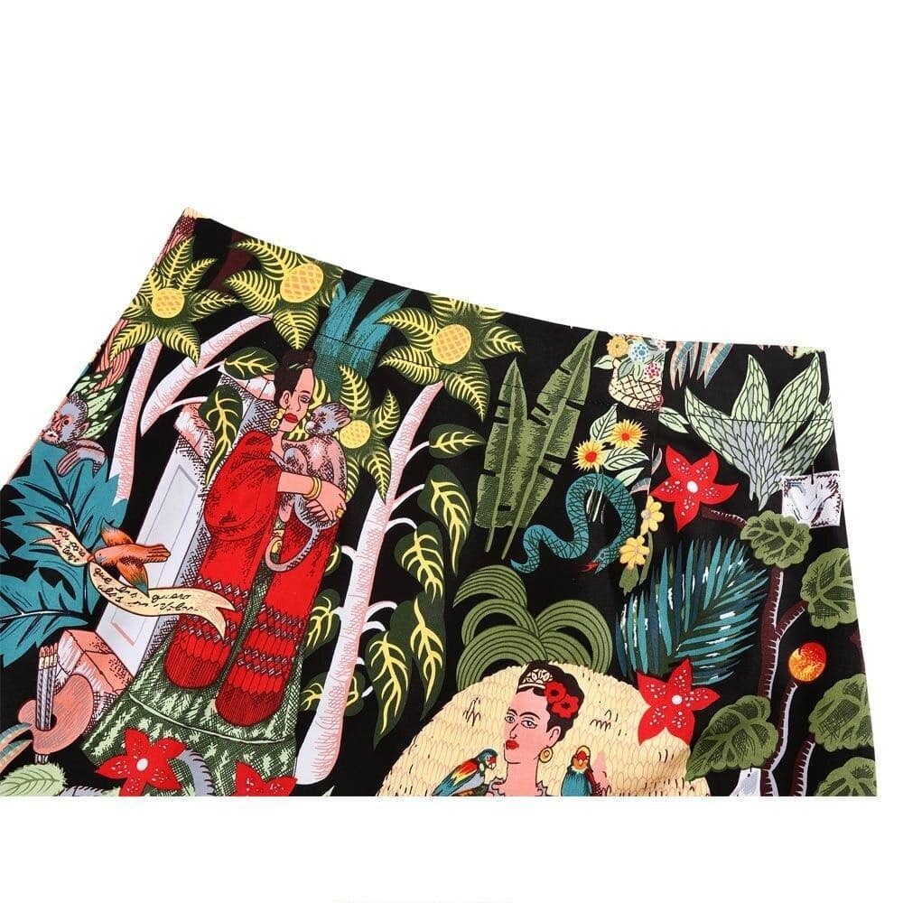 Mini Jupe Vintage <br> Frida Exotique - Image 2