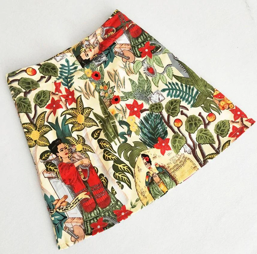 Mini Jupe Vintage <br> Frida Tropical - Image 2