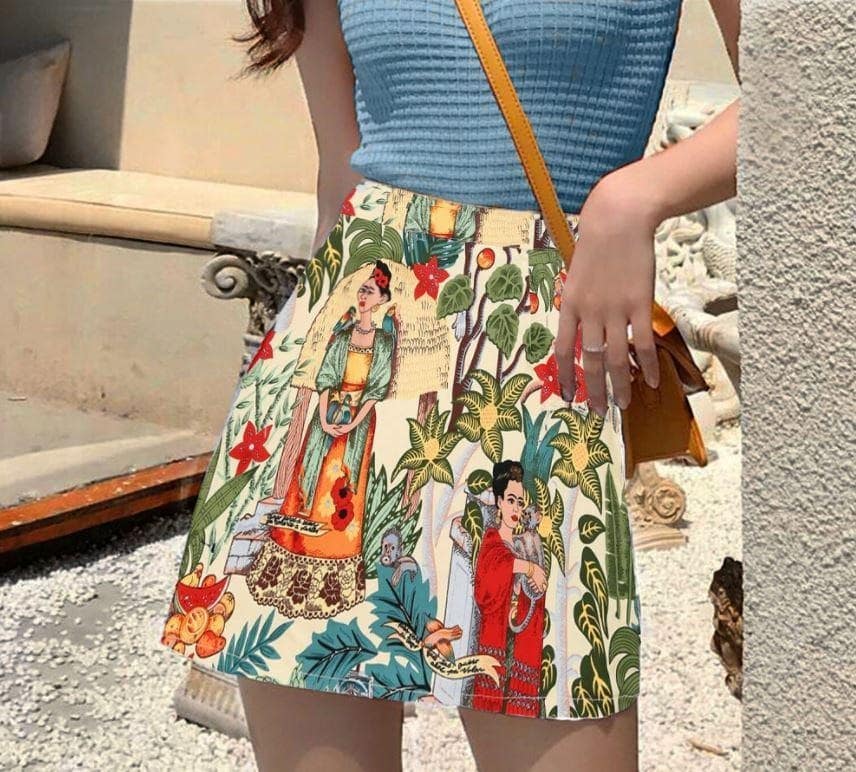 Mini Jupe Vintage <br> Frida Tropical - Image 3