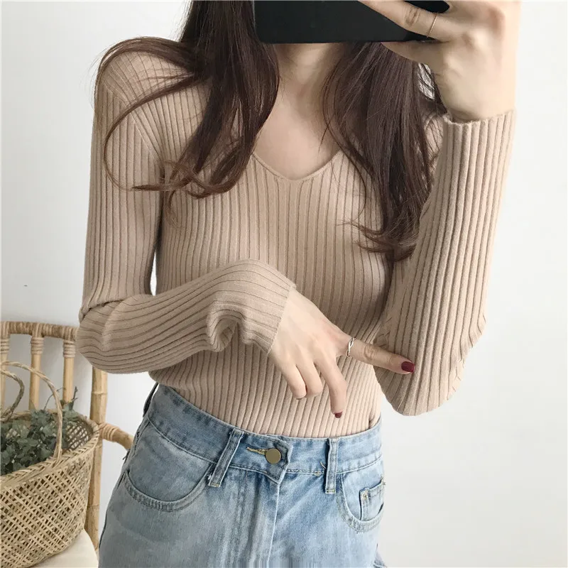 Pull Col V Femme - Image 7