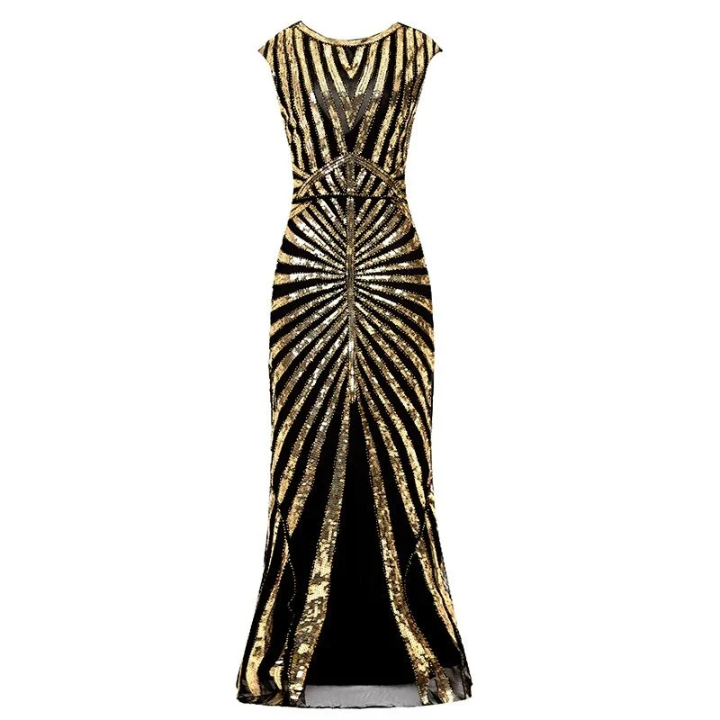 Robe Année 20 Or