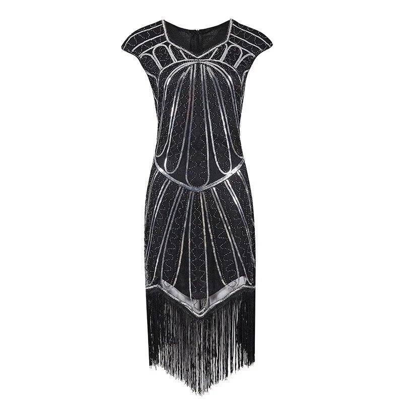 Robe Charleston Année 20 <br> Argent