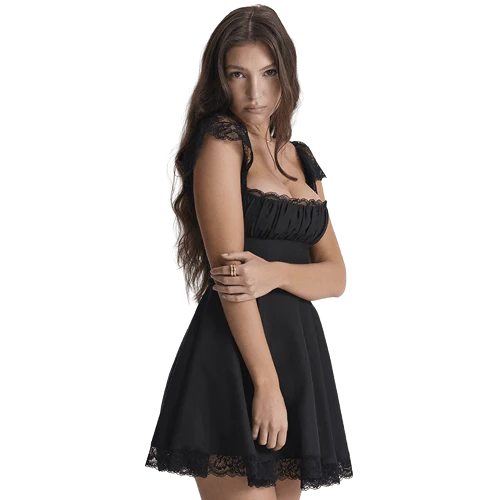 Robe Courte Dentelle - Image 5