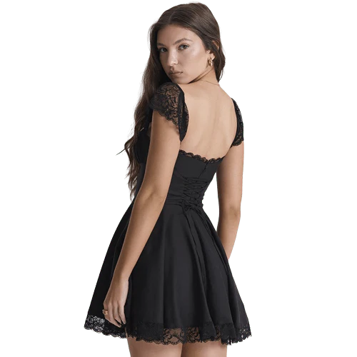 Robe Courte Dentelle - Image 7
