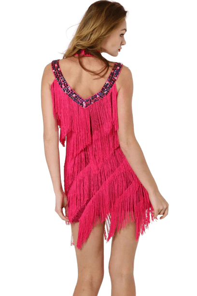 Robe Courte Frangée Gatsby - Image 7