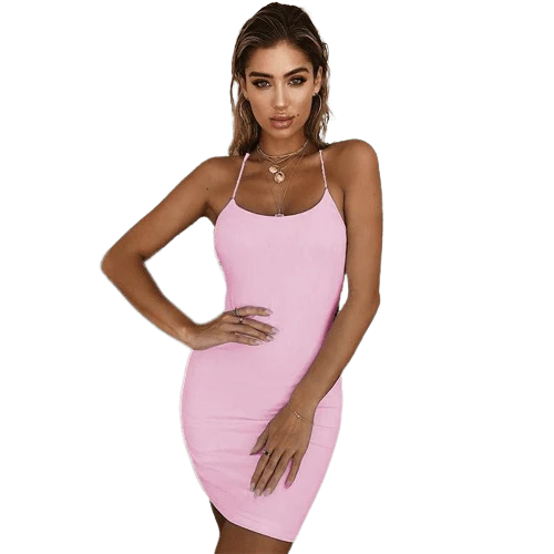 Robe Courte Sexy Dos Nu - Image 5