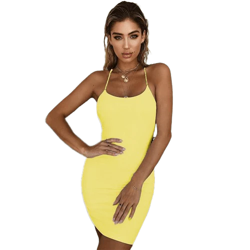 Robe Courte Sexy Dos Nu - Image 8