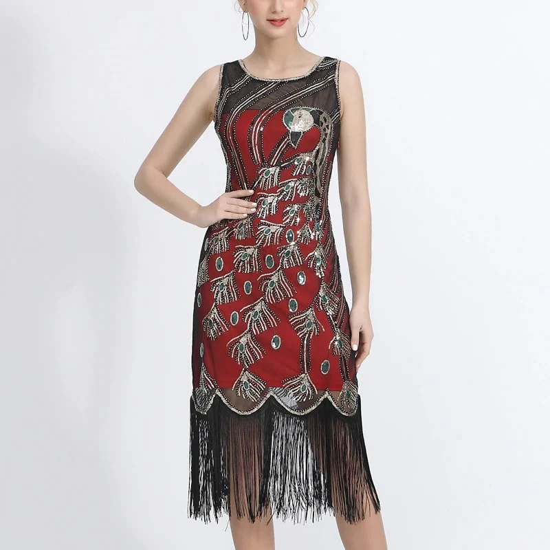 Robe Esprit Gatsby Rouge - Image 2