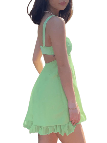 Robe d'été Courte Fluide Pas Cher - Image 4