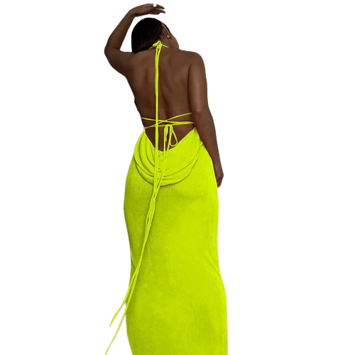 Robe d'été Dos Nu Plongeant - Image 11