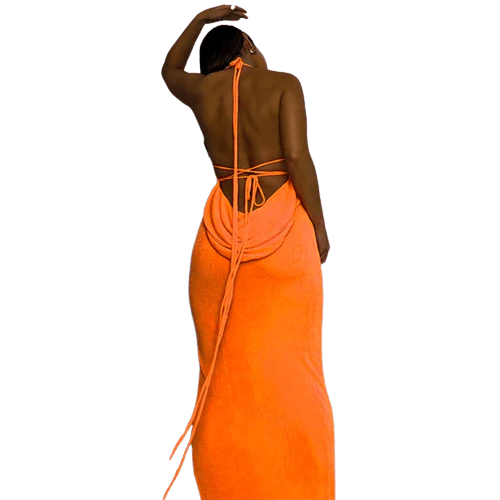 Robe d'été Dos Nu Plongeant - Image 12