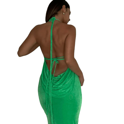 Robe d'été Dos Nu Plongeant - Image 6