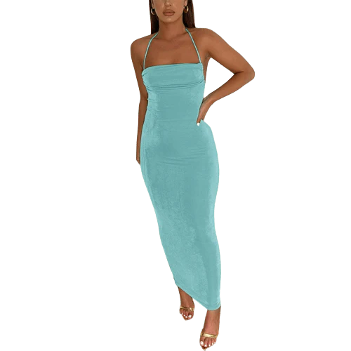 Robe d'été Dos Nu Plongeant - Image 8