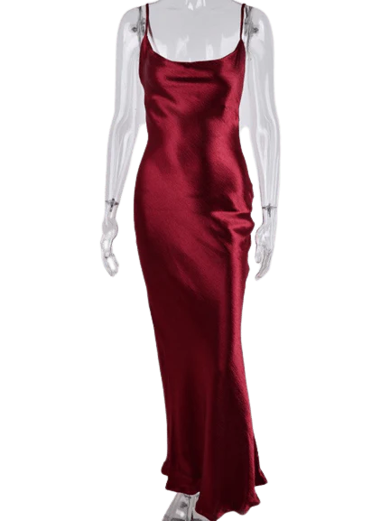Robe d'été en Satin - Image 4