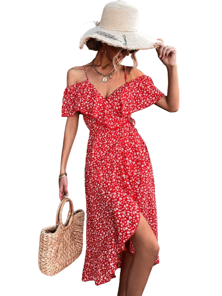 Robe d'été Volantée