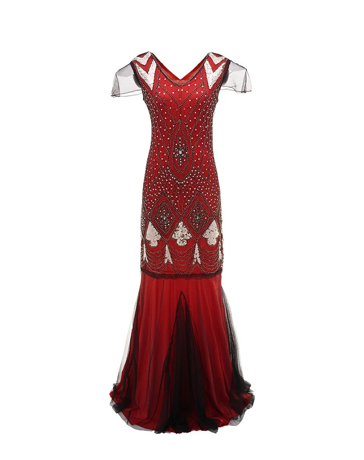 Robe Gatsby <br> Charleston Bordeaux