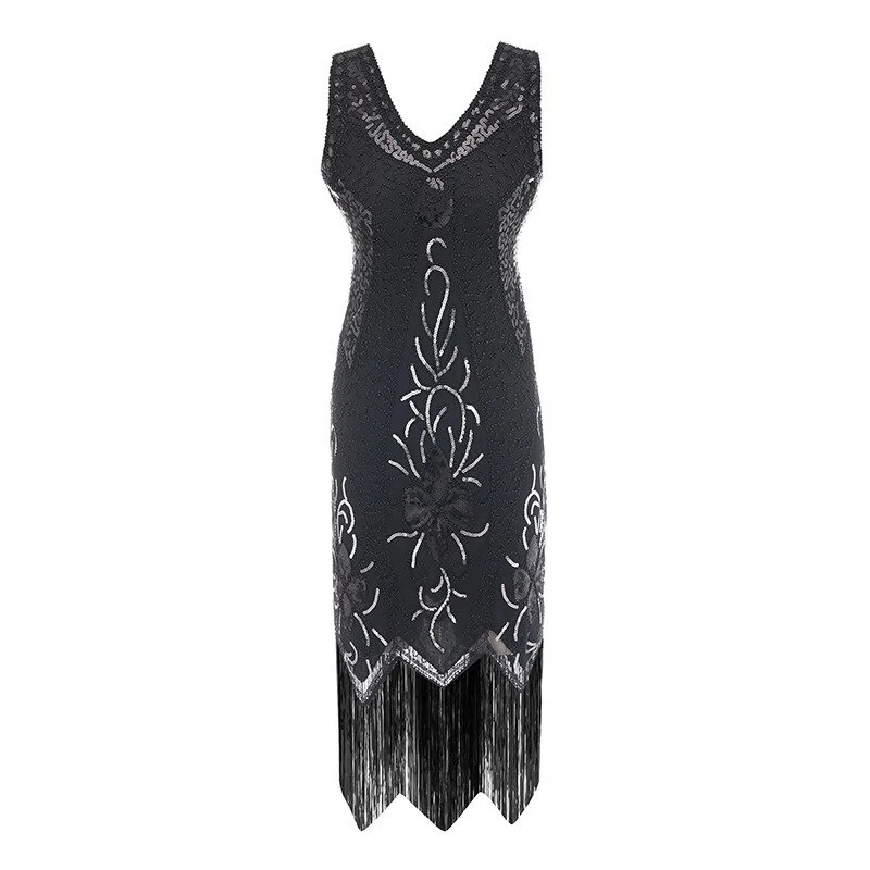 Robe Gatsby <br> Charleston Noir Argent