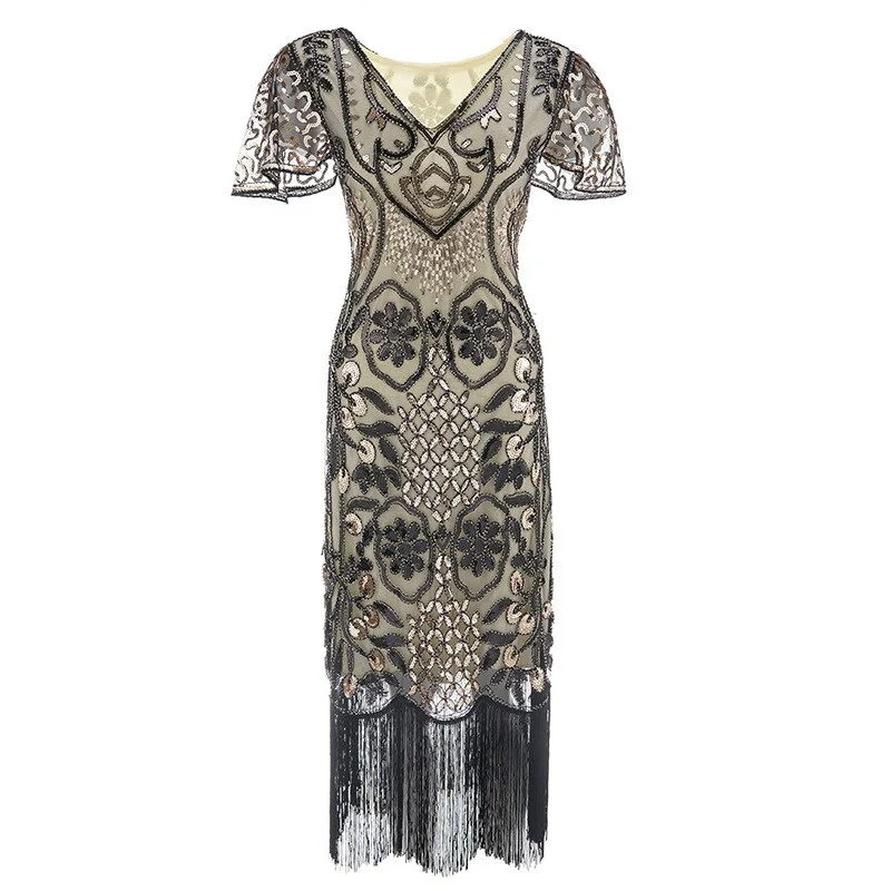 Robe Gatsby <br> Haute Couture Or