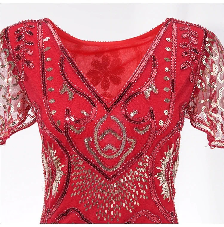 Robe Gatsby <br> Haute Couture Rouge - Image 2