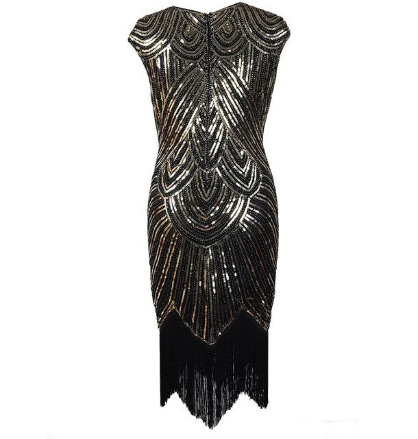 Robe Gatsby Le Magnifique Noir Or - Image 2