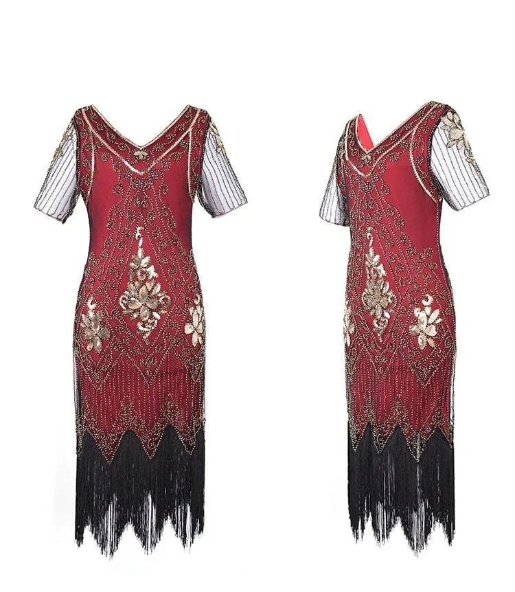 Robe Gatsby Le Magnifique <br> Rouge et Or