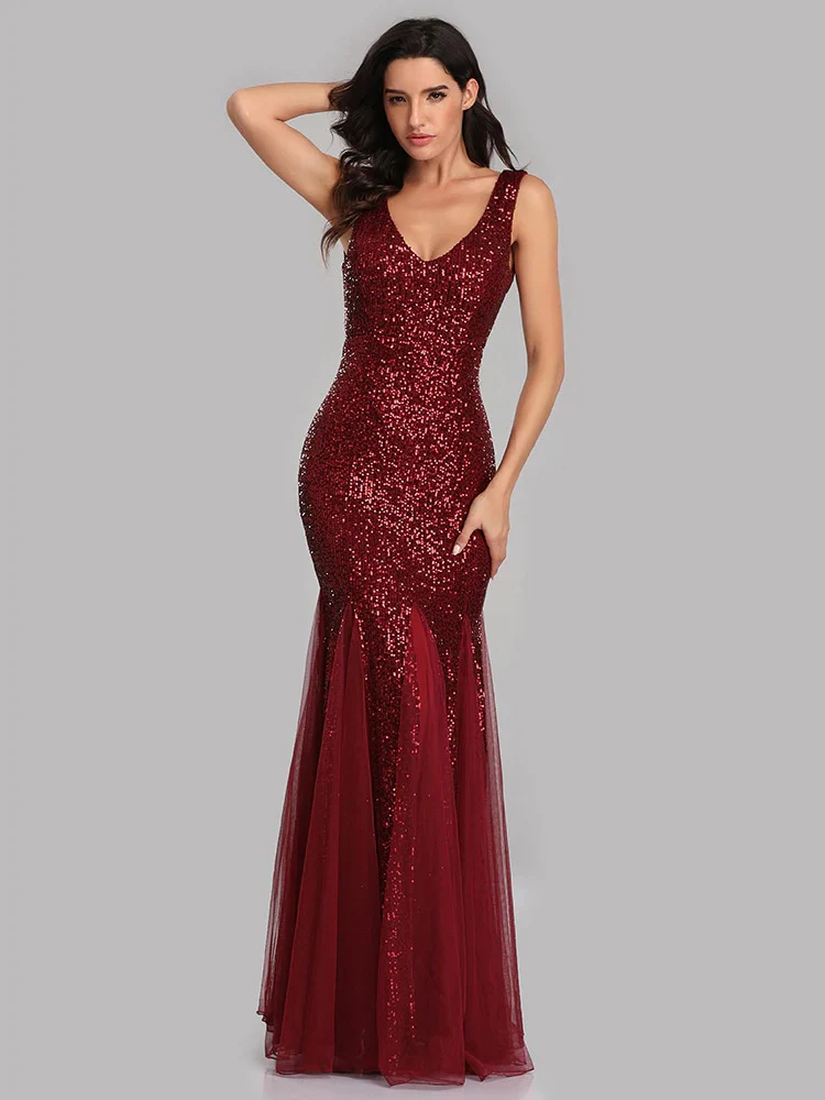 Robe Gatsby Mariage <br> Bordeaux - Image 2