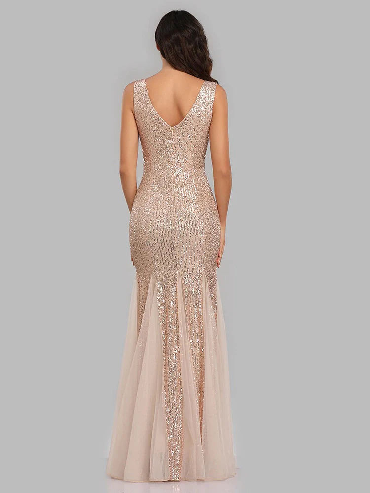 Robe Gatsby Mariage <br> Champagne - Image 2