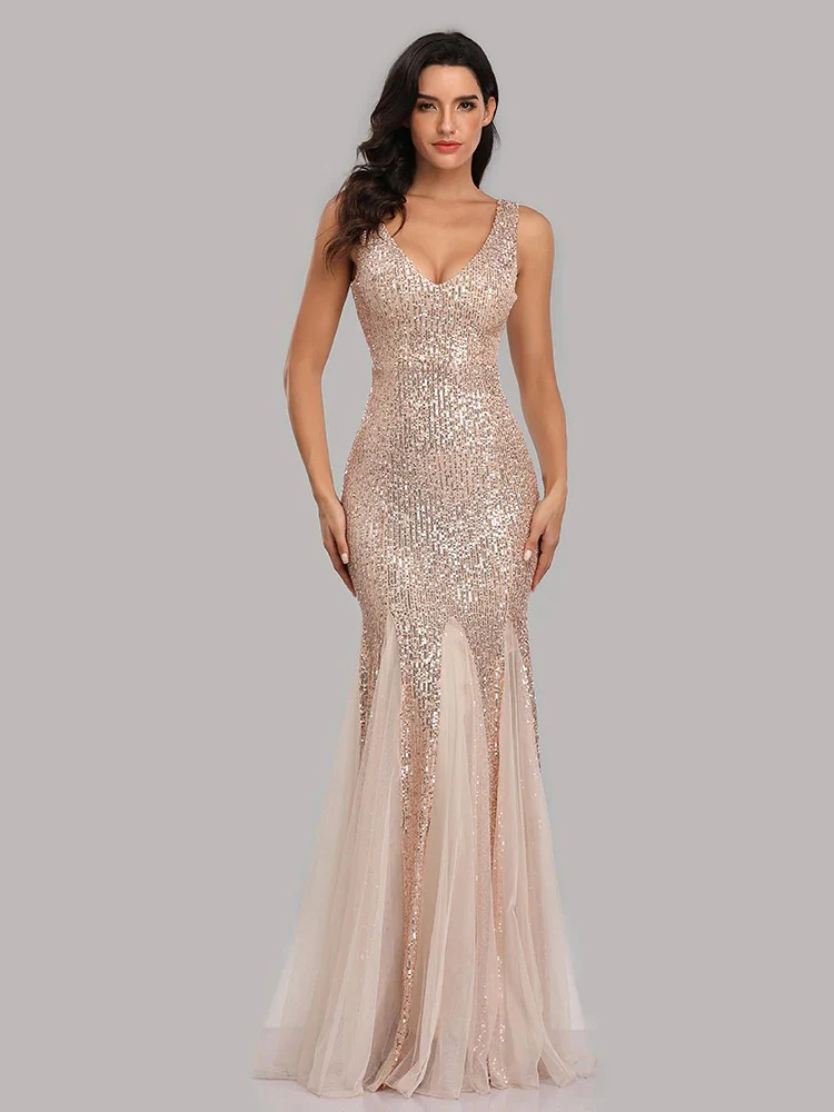 Robe Gatsby Mariage <br> Champagne - Image 4