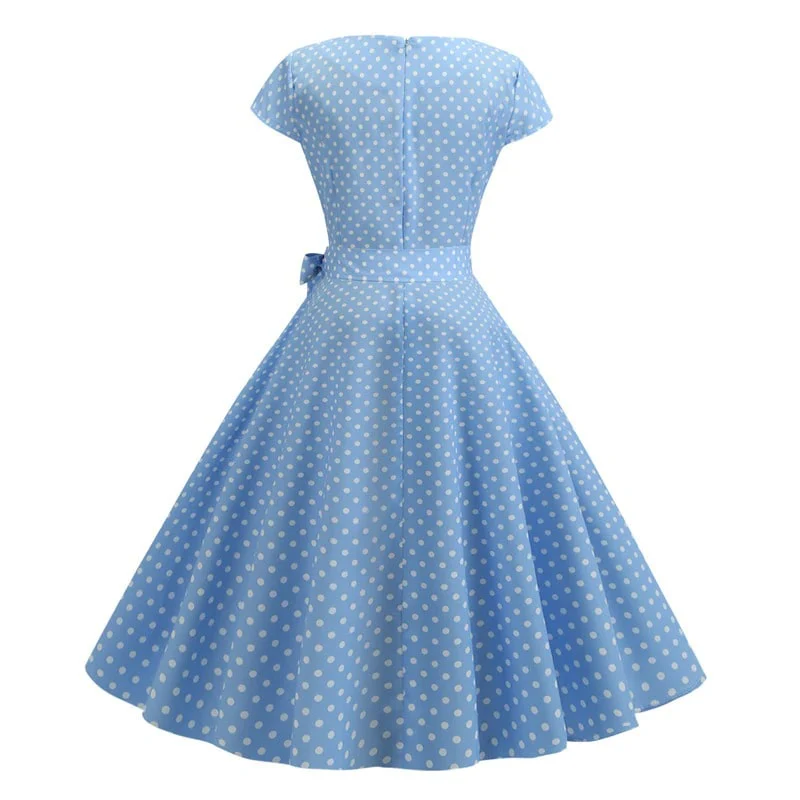Robe Guinguette Bleue - Image 3
